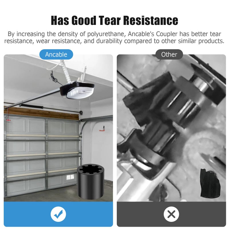 انكابل جزء مقرنة محرك المسمار لـ LiftMaster 4-Pack فتاحة باب المرآب جزء مقرنة ضرس لـ LiftMaster Chamberlain Craftsman فتحت باب المرآب - Image 2